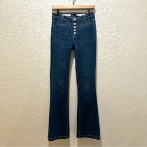 Pilcro by Anthropologie | High Rise Trouser Bootcut | 5 Button Fly | Size 25